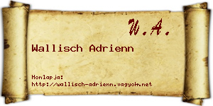 Wallisch Adrienn névjegykártya