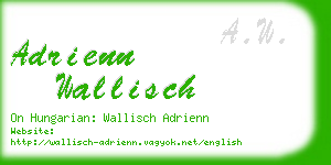 adrienn wallisch business card